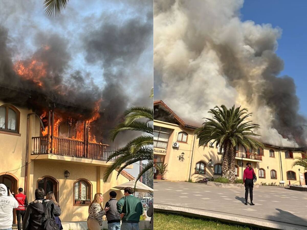 Incendio en Municipalidad de Peñalolén moviliza a varias compañías de Bomberos