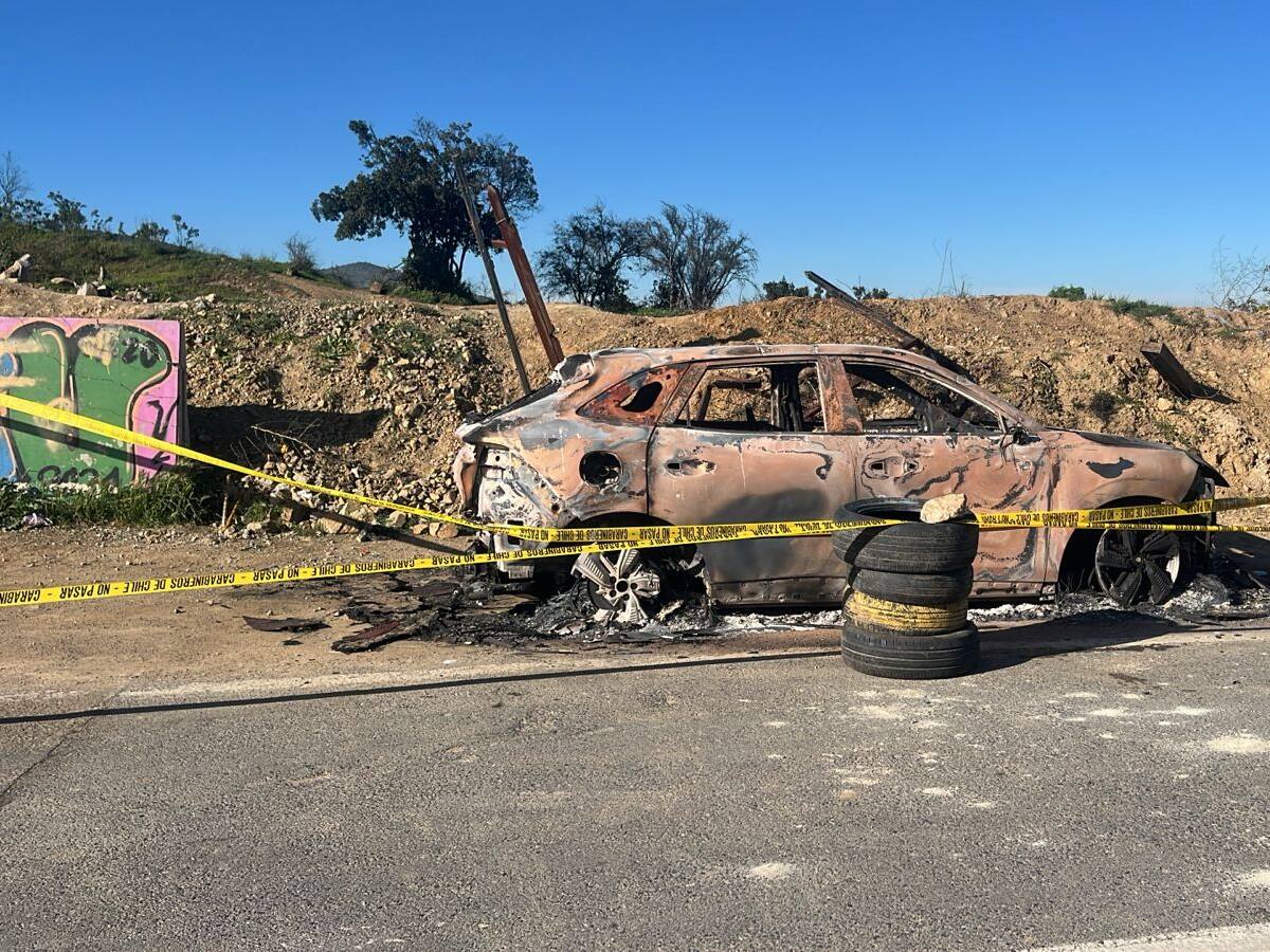 Encuentran vehículo calcinado de ingeniero asesinado en Curacaví