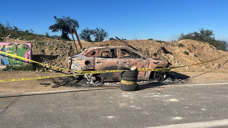 Encuentran vehículo calcinado de ingeniero asesinado en Curacaví