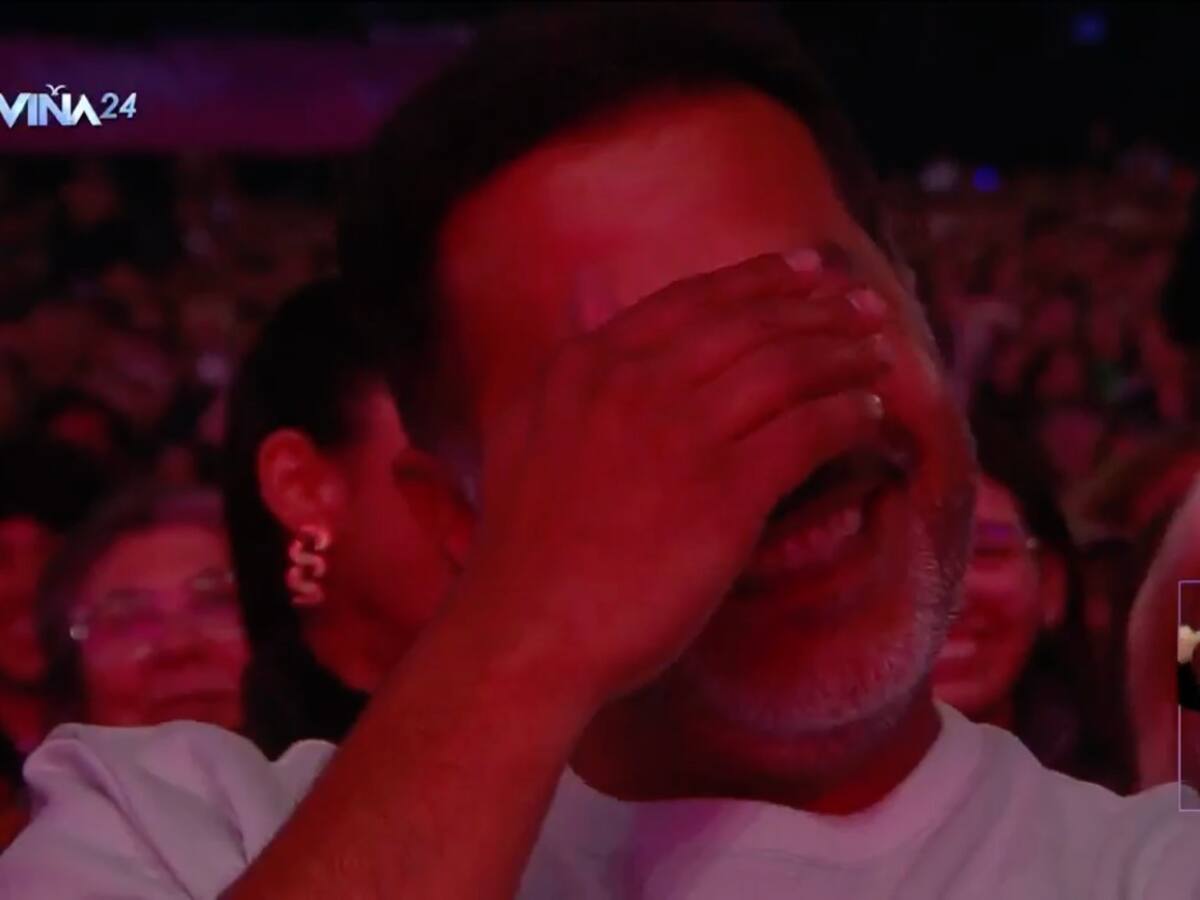 El chiste que sonrojó a Pedro Ruminot durante la exitosa rutina de Alison Mandel en el Festival de Viña 2024