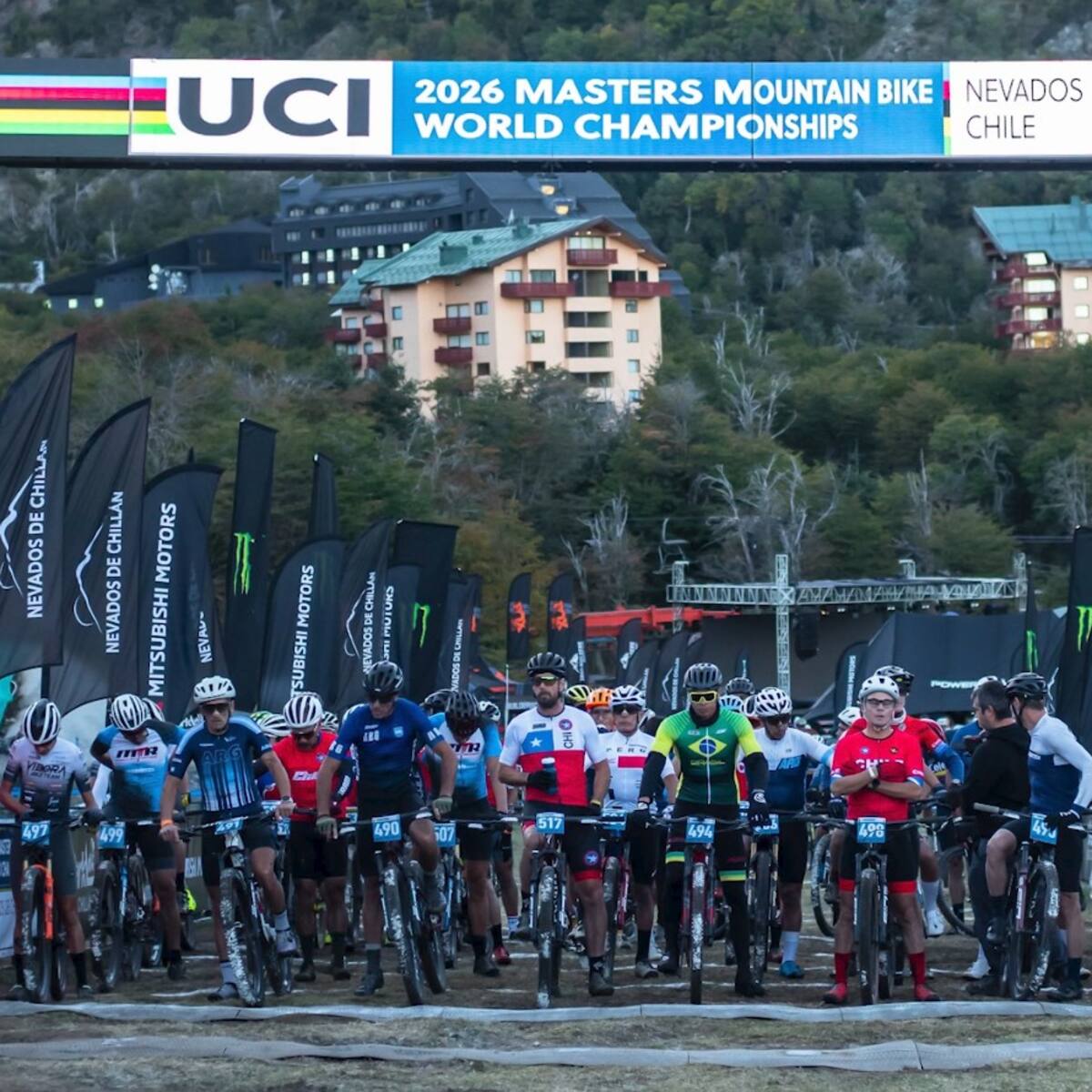 Argentina y Brasil dominan el Mundial Master UCI de Mountain Bike en Nevados de Chillán