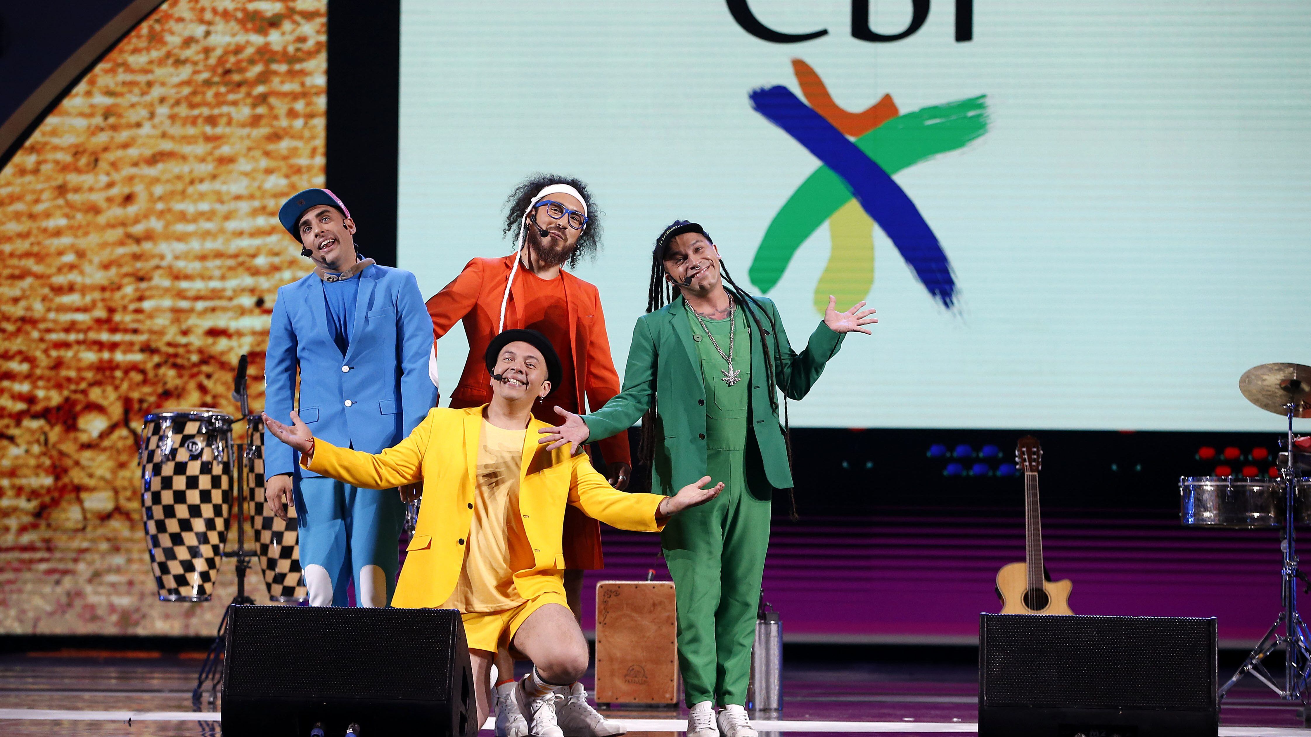 26 de Febrero de 2020/VIÑA DEL MAREl grupo Fusion Humor durante la cuarta noche del Festival de Viña del Mar 2020 realizado en la Quinta Vergara
FOTO:FRANCISCO LONGA/AGENCIAUNO