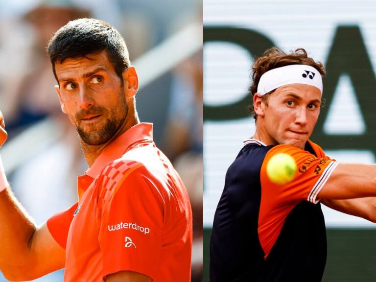 El camino de Novak Djokovic y Casper Ruud por el cual llegaron a la final de Roland Garros