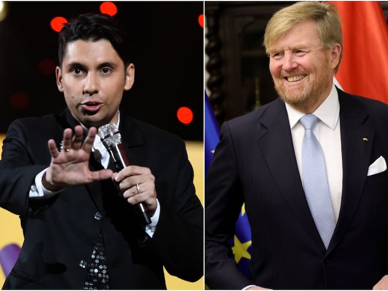 Fabrizio Copano y rey de Países Bajos