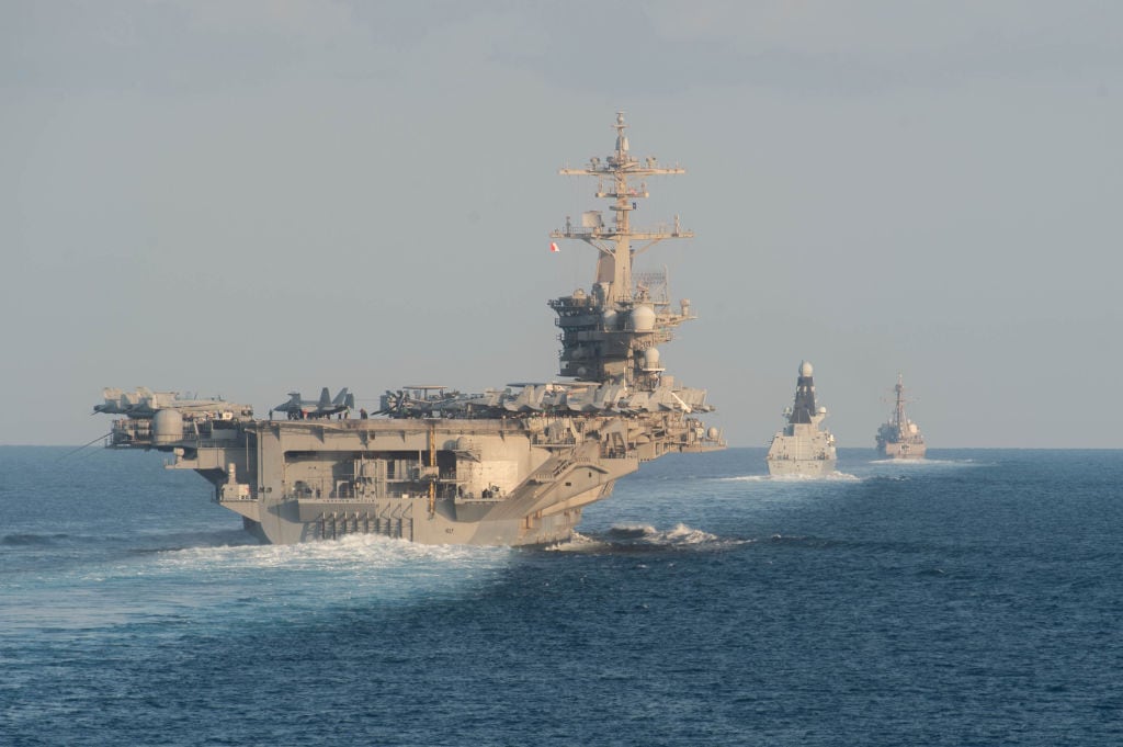 El portaviones estadounidense USS Abraham Lincoln