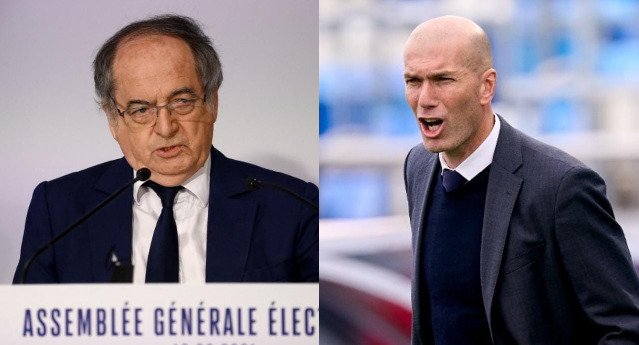 Zidane sufre feroz ninguneo por el presidente de la Federación de Francia