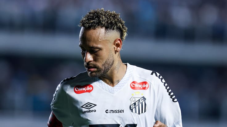 De héroe, a villano: Neymar volvió al gol en Santos, pero cometió un error y su equipo lo pagó caro