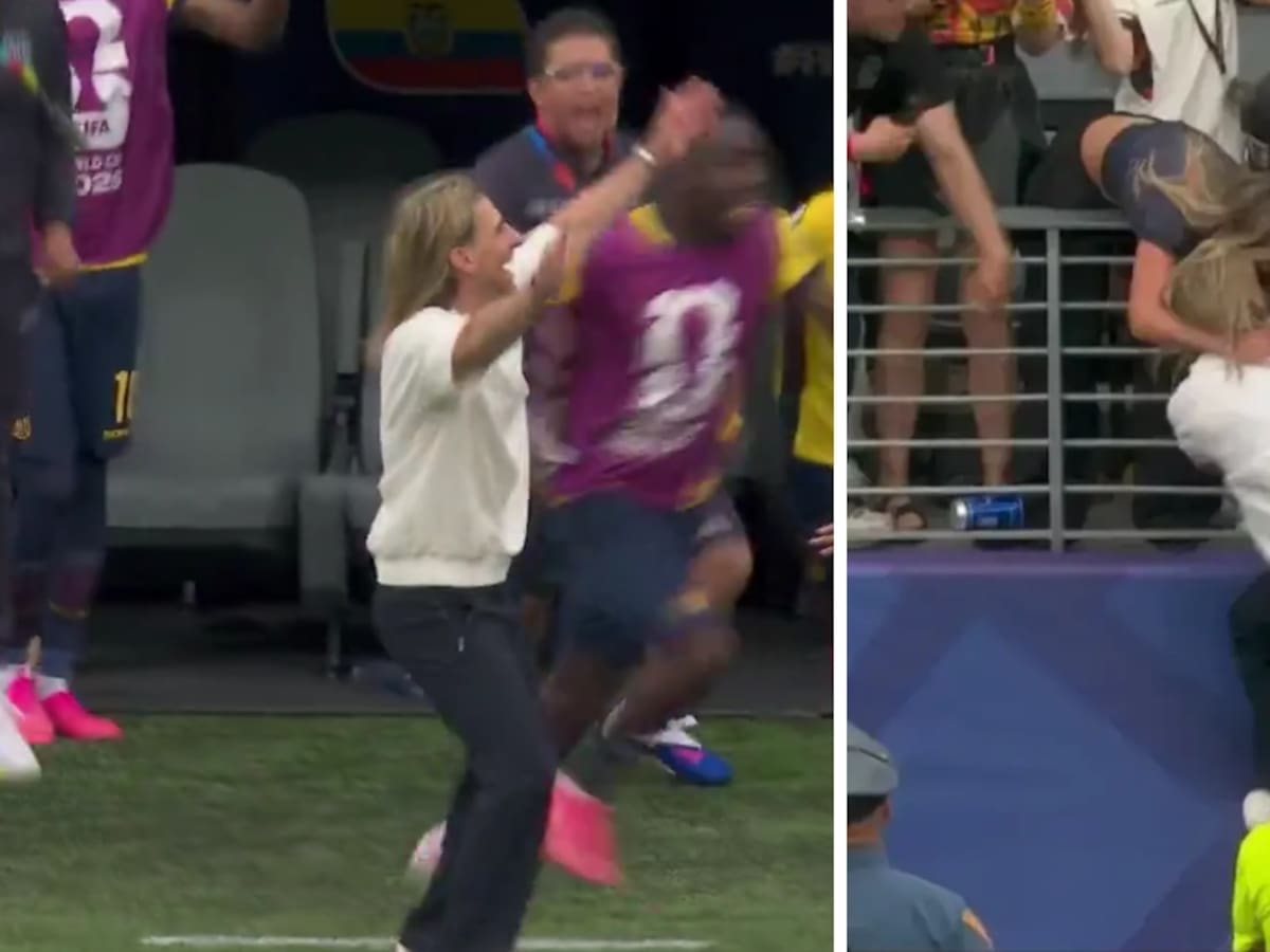 Ecuador logra histórico triunfo ante Alemania y el festejo de Beccacece se vuelve viral: es furor en redes