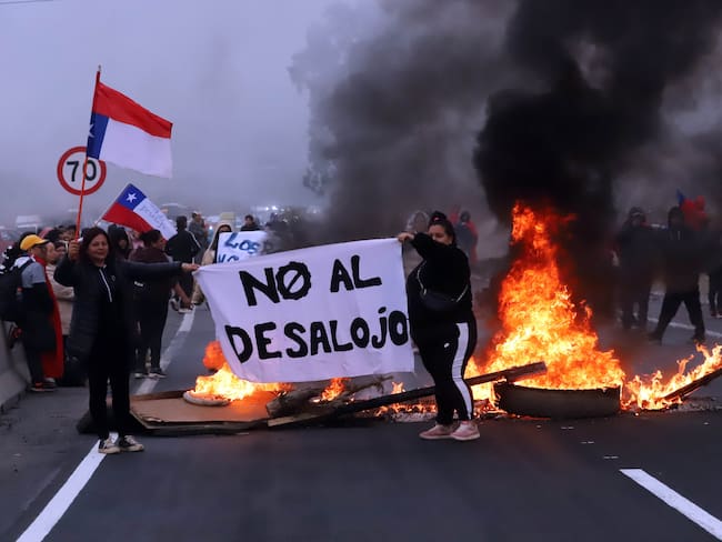 Valparaíso: pobladores de toma ‘Centinela’ bloquearon acceso a San Antonio