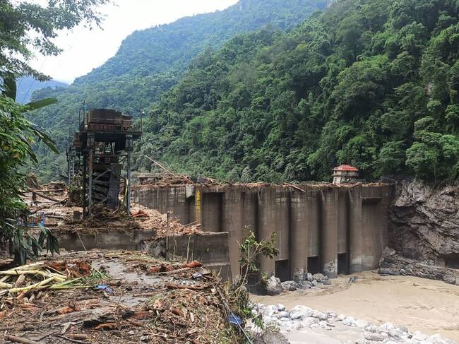 Desborde del lago en Sikkim de India deja daños en una planta de energía