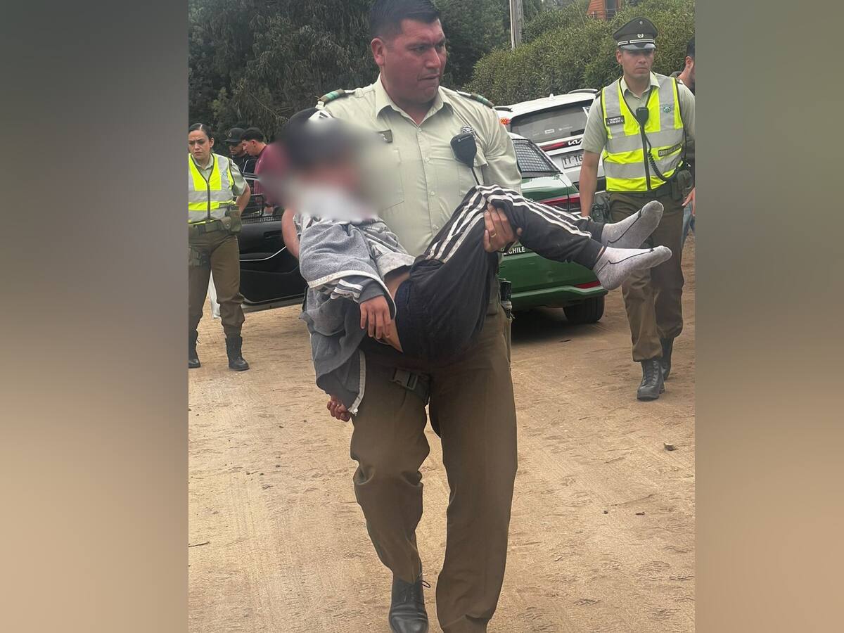Ambos en buen estado de salud: Carabineros localiza a niño de 9 años y a hombre desaparecidos en San Antonio