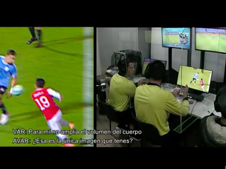 Conmebol liberó el video del VAR entre Uruguay y Chile
