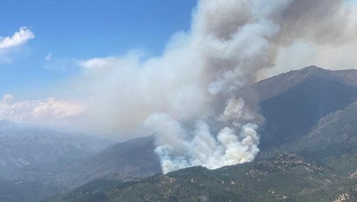 incendio forestal San Fernando