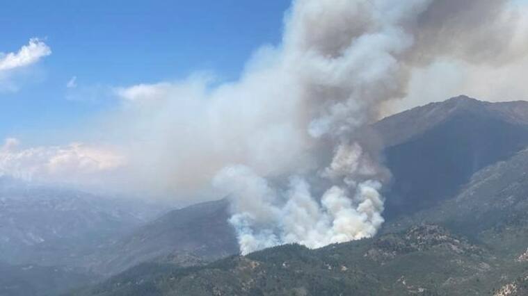 incendio forestal San Fernando