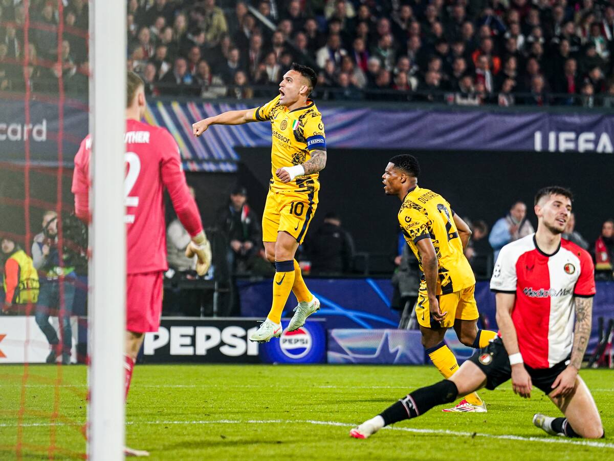 Inter de Milán impone sus términos ante Feyenoord y da el primer golpe rumbo a los cuartos de final de la Champions League
