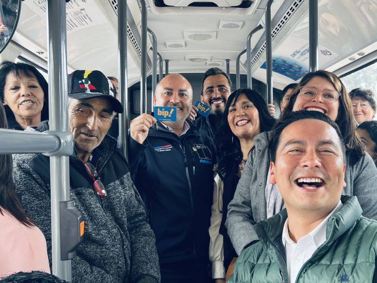 el romeral - san bernardo - transporte público - micro