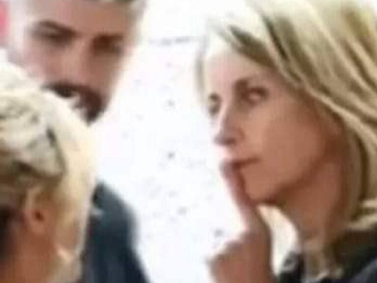 ¡Suegra violenta! Filtran video donde la mamá de Piqué hace callar a Shakira con agresivo movimiento