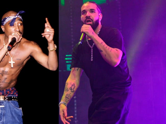 Equipo legal de Tupac amenaza con demandar a Drake por la canción ‘Taylor Made Freestyle’