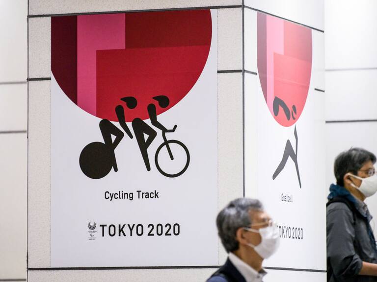 Publicidad de los JJOO 2020 en las calles de Tokio