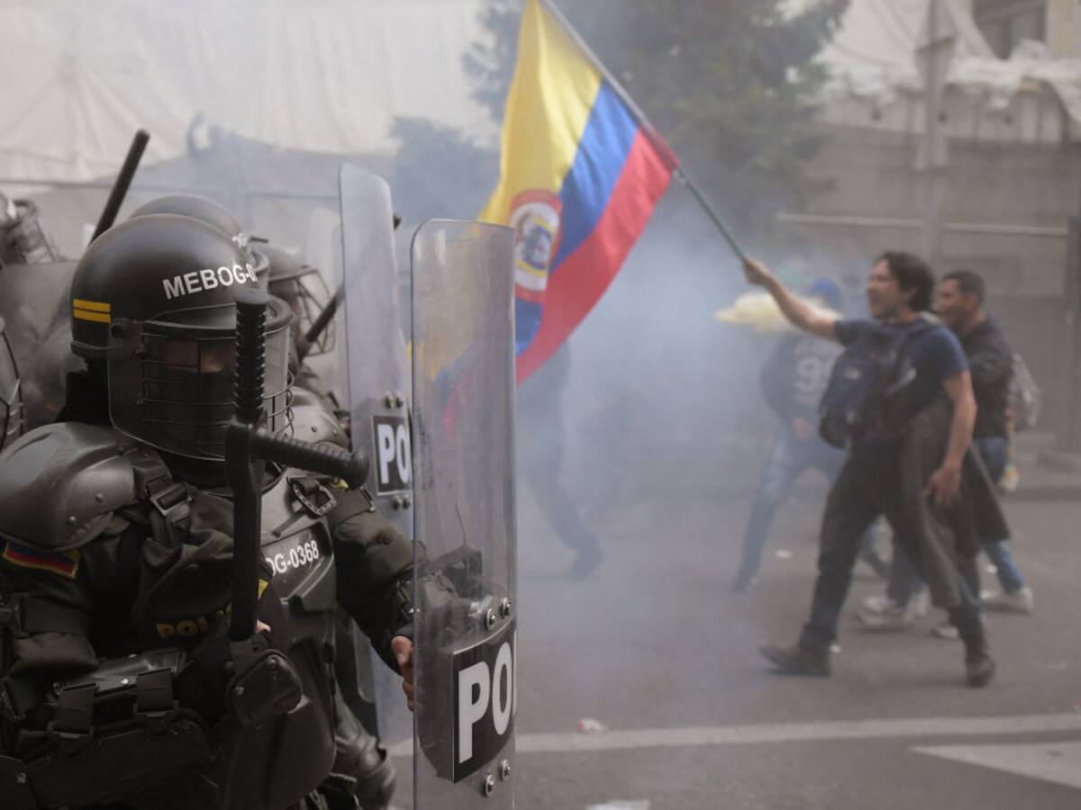 Protestas contra la Suprema de Colombia por no acordar el nombre de nueva fiscal general