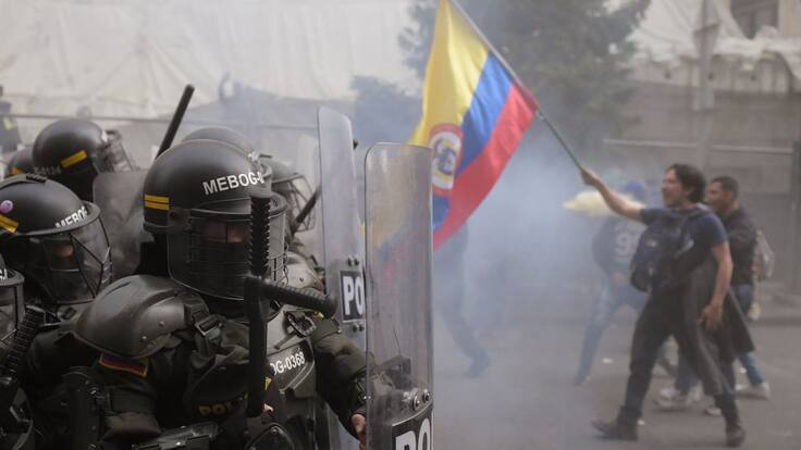 Protestas contra la Suprema de Colombia por no acordar el nombre de nueva fiscal general
