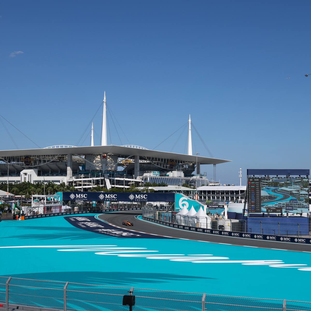 Amenaza de tormenta eléctrica obliga a la Fórmula 1 a adelantar la disputa del GP de Miami
