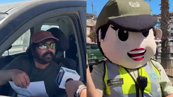 “Me parece asqueroso”: reportero de CHV recibe dura parada de carros de un automovilista (y así cortaron el momento)