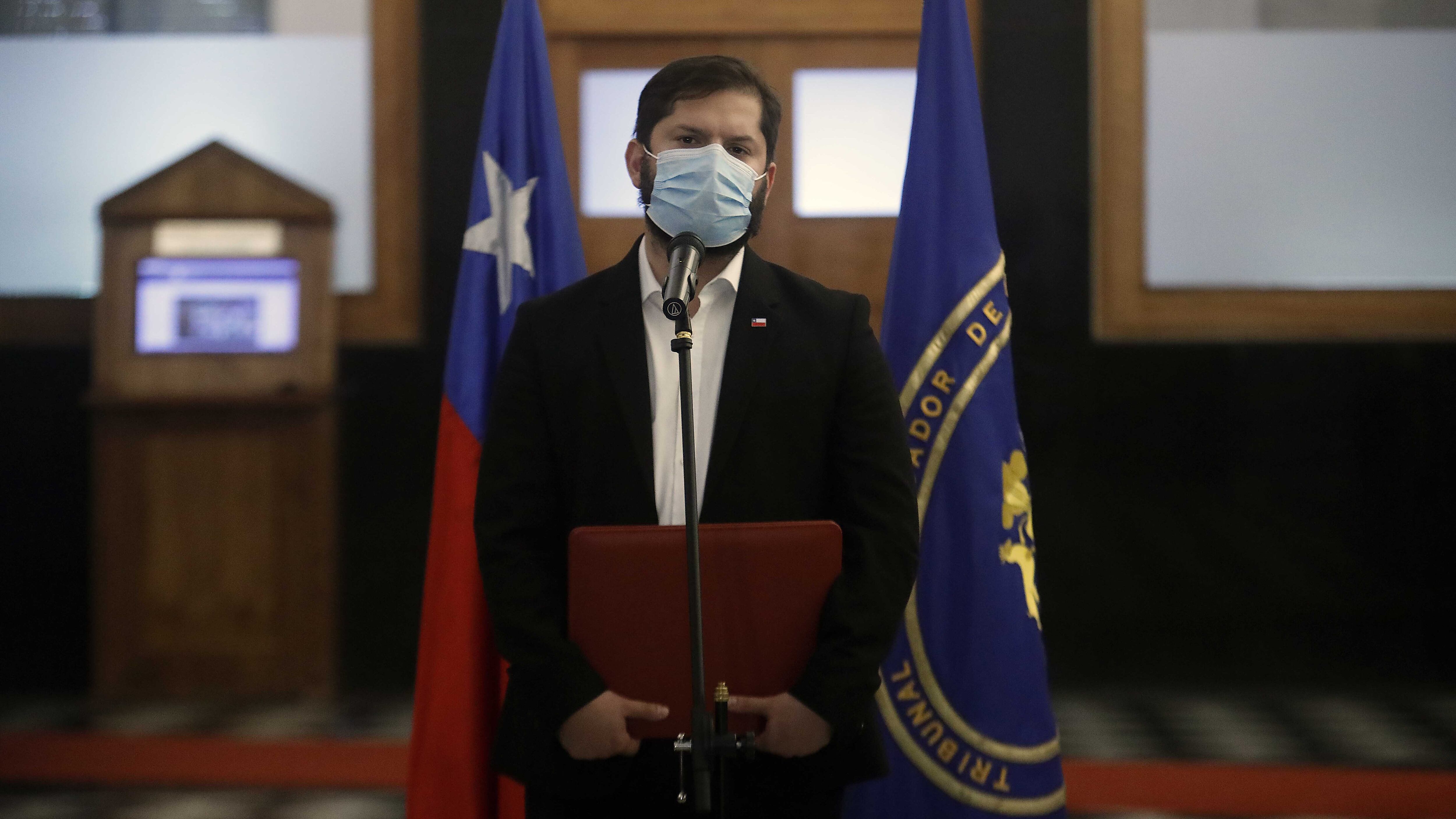 10 de enero de 2022/SANTIAGO El Tribunal Calificador de Elecciones proclama al Presidente electo, Gabriel Boric Font. 
FOTO :CRISTOBAL ESCOBAR /AGENCIAUNO