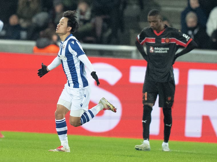Darío Osorio jugó en dura caída del Midtjylland en los playoffs de la Europa League | Getty Images