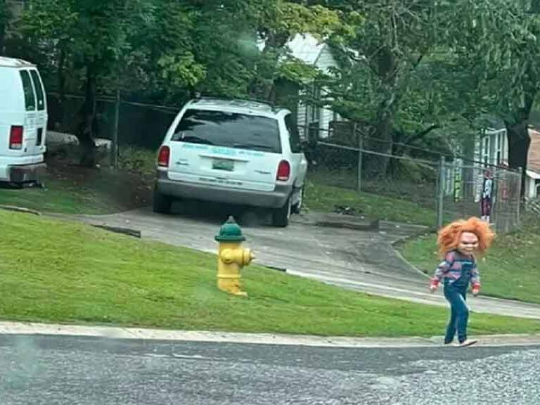 Niño disfrazado de Chucky