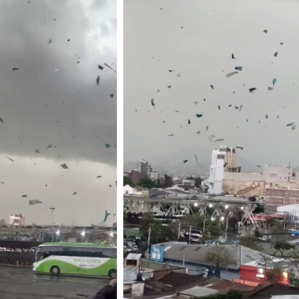 “Tornado categoría EF0”: confirman fenómeno que arrancó el techo del Terminal Sur en la RM