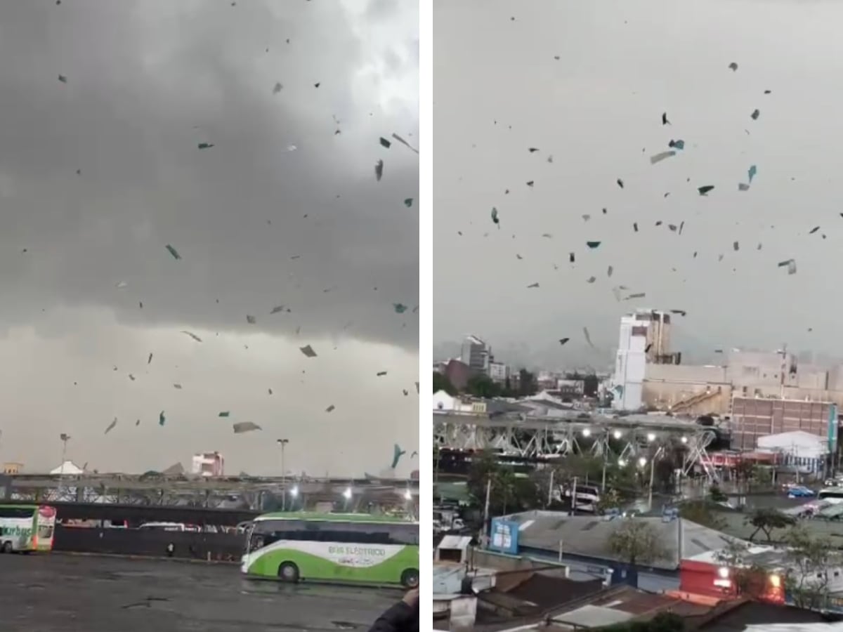 “Tornado categoría EF0”: confirman fenómeno que arrancó el techo del Terminal Sur en la RM
