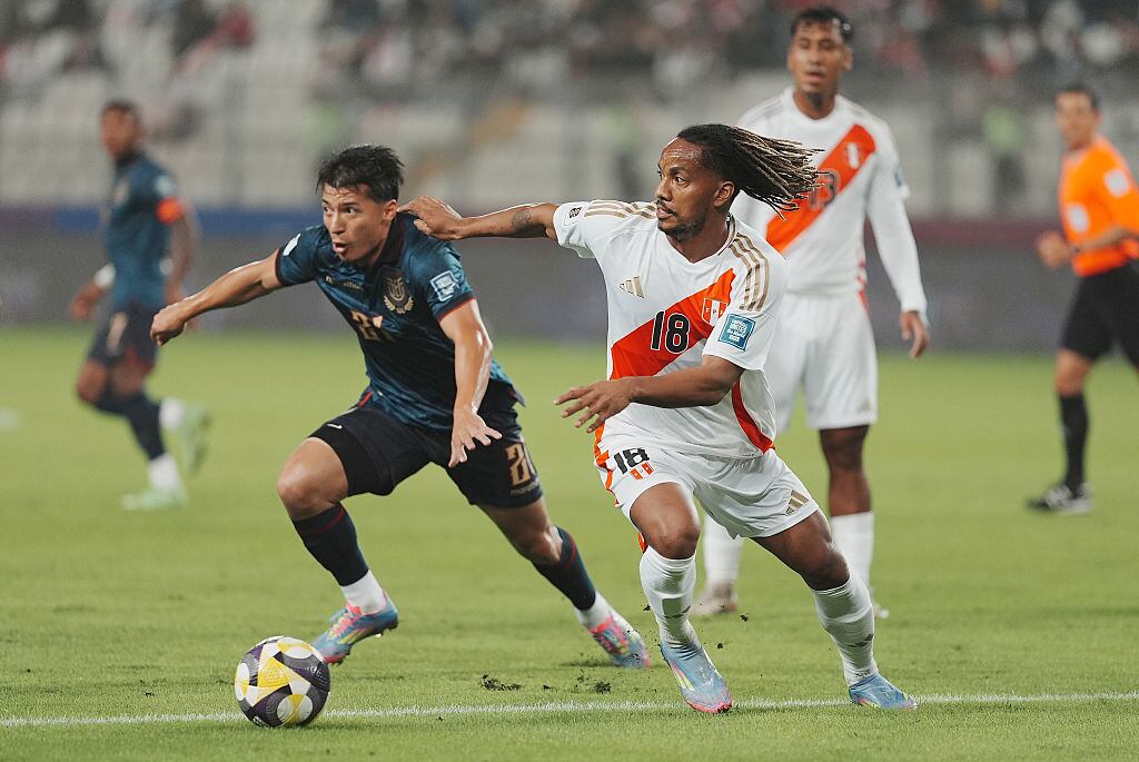 Perú y Ecuador cierran la fecha 16 de las Eliminatorias 2026 | Getty Images
