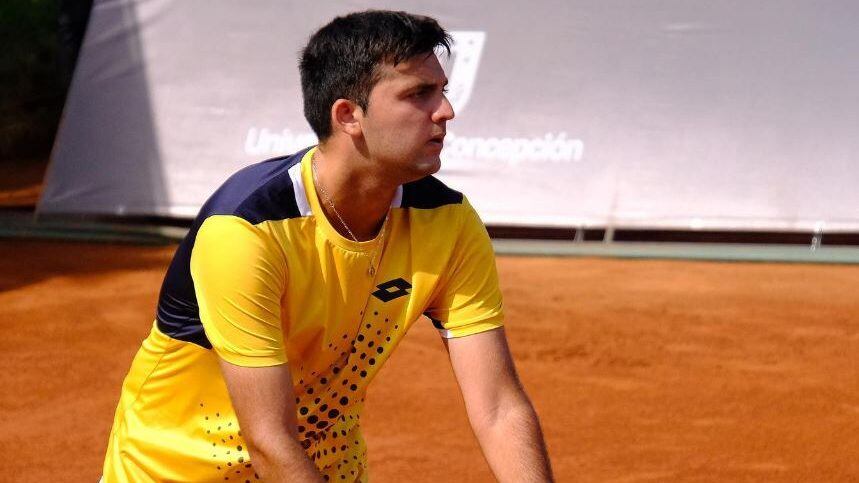 Tomás Barrios no pudo ante Hugo Dellien y quedó eliminado en semifinales del Challenger del Biobio