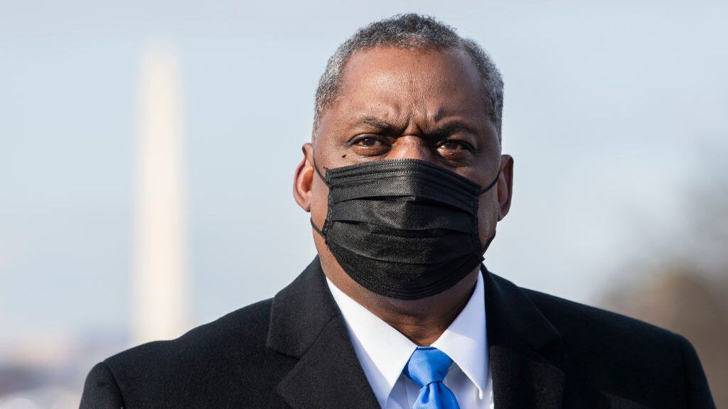 UNITED STATES - JANUARY 20: Gen. Lloyd Austin, nominee to be Defense secretary, attends the inauguration before Joe Biden was sworn in as the 46th President of the United States on the West Front of the U.S. Capitol on Wednesday, January 20, 2021. (Photo By Tom Williams/CQ-Roll Call, Inc via Getty Images)