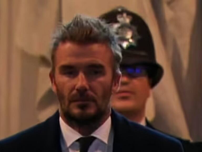 David Beckham esperó 13 horas en la fila del funeral de la Reina Isabel II: «Es un día triste»