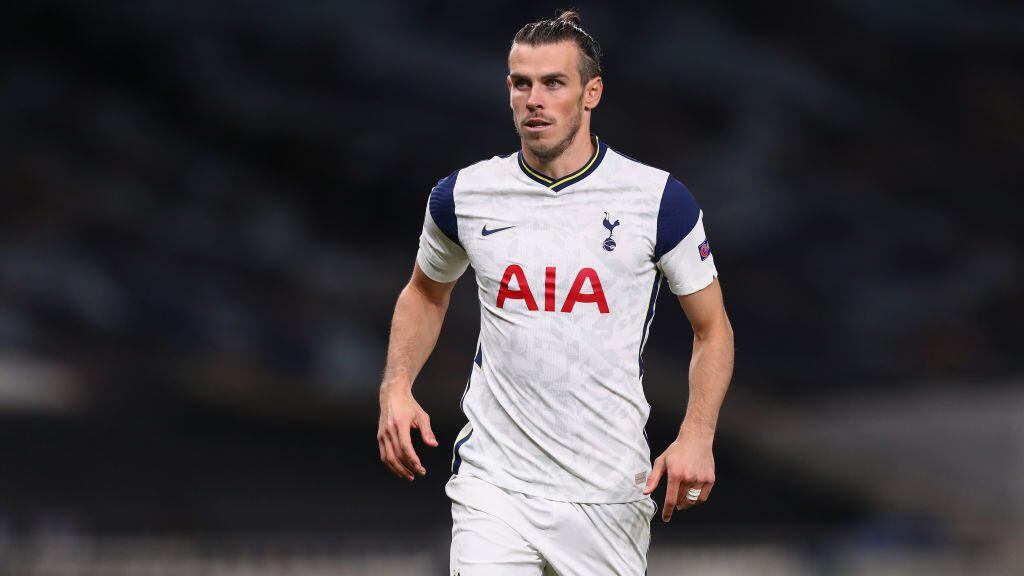 TOTTENHAM HOTSPUR STADIUM, LONDON, UNITED KINGDOM - 2020/10/22: Gareth Bale of Tottenham Hotspur during the UEFA Europa League Group J stage match between Tottenham Hotspur and LASK at Tottenham Hotspur Stadium.Final Score; Tottenham Hotspur 3:0 LASK. (Photo by Richard Calver/SOPA Images/LightRocket via Getty Images)