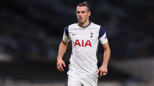 TOTTENHAM HOTSPUR STADIUM, LONDON, UNITED KINGDOM - 2020/10/22: Gareth Bale of Tottenham Hotspur during the UEFA Europa League Group J stage match between Tottenham Hotspur and LASK at Tottenham Hotspur Stadium.Final Score; Tottenham Hotspur 3:0 LASK. (Photo by Richard Calver/SOPA Images/LightRocket via Getty Images)