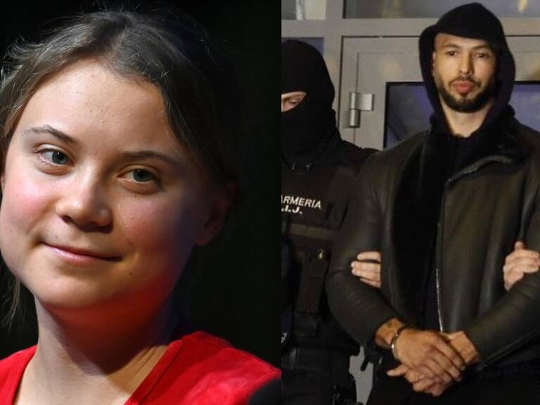 Greta Thunberg arremete contra Andrew Tate tras ser arrestado por tráfico de mujeres: «Lo que pasa cuando no reciclas tus cajas de pizza»