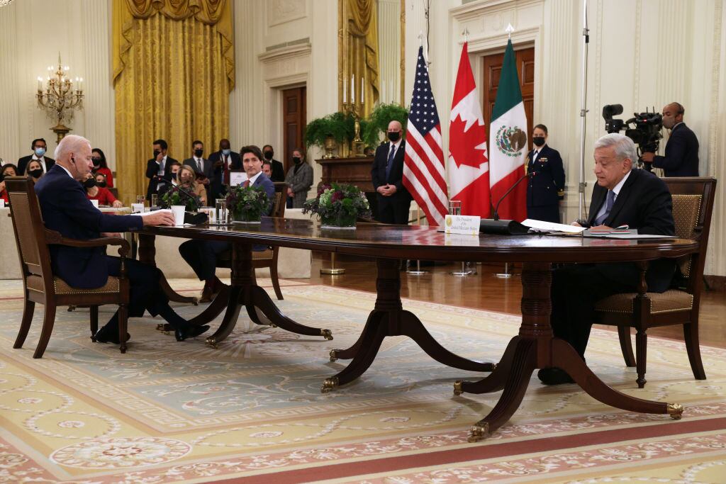 Mandatarios de Canadá, México y EEUU se reunieron en la Casa Blanca
