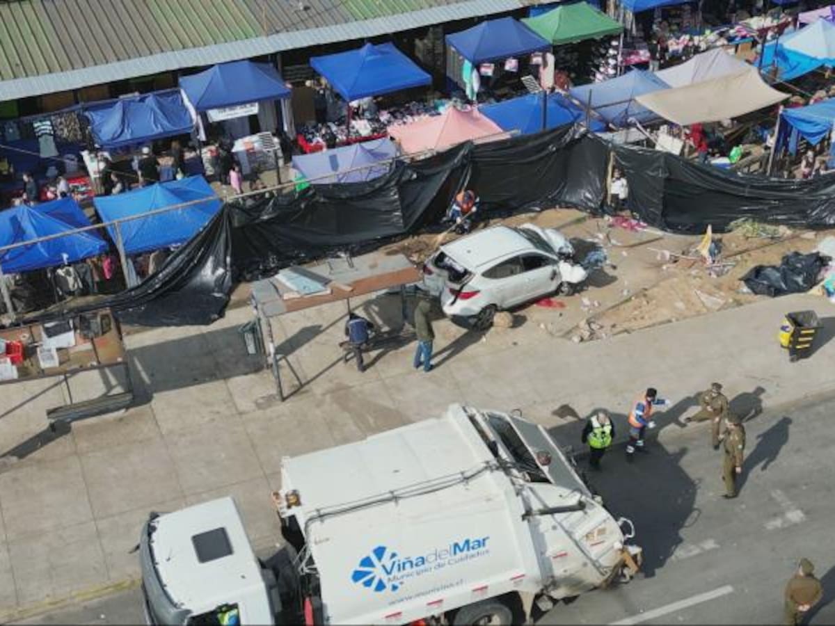 Registro muestra la detención del conductor responsable del fatal atropello en Viña del Mar en medio de golpes