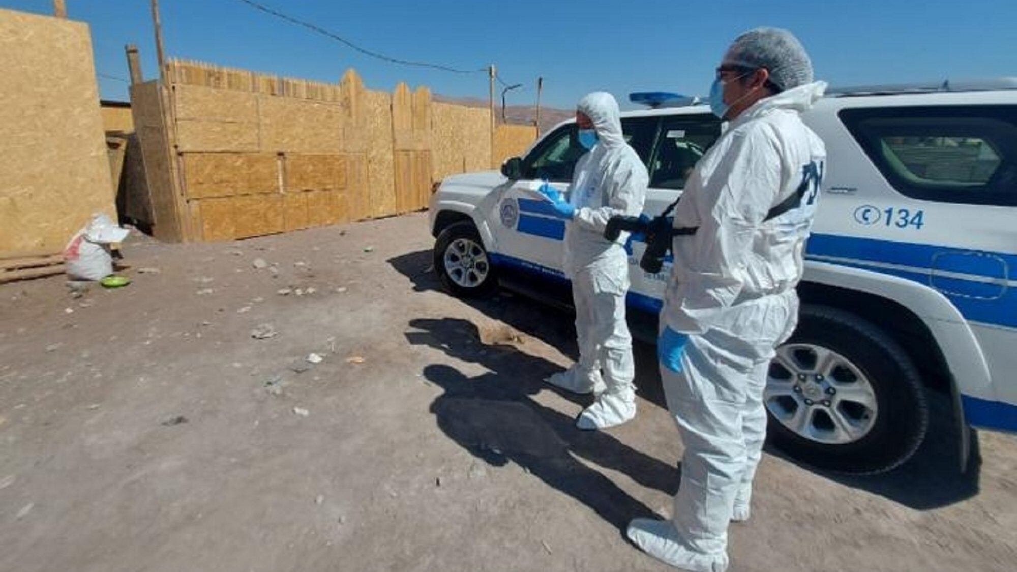 Trabajo de PDI por femicidio en Alto Hospicio
