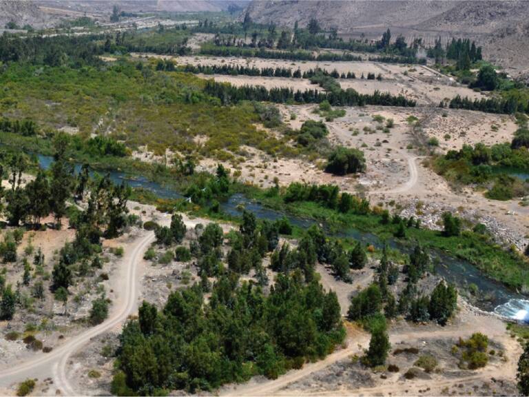 Así luce el embalse Puclaro en Coquimbo de Chile: tiene el 8% de su capacidad ocupada