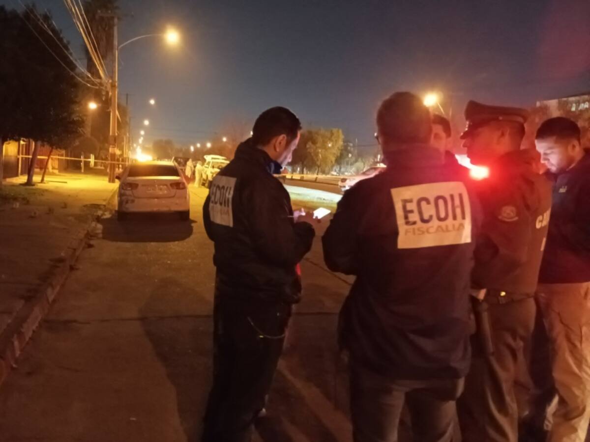 Brutal homicidio en Cerrillos: acribillan a disparos a conductor que estaba acompañado por un amigo