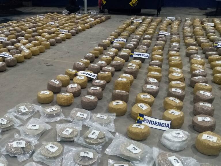 PDI incauta más de una tonelada de marihuana en La Florida proveniente de Colombia