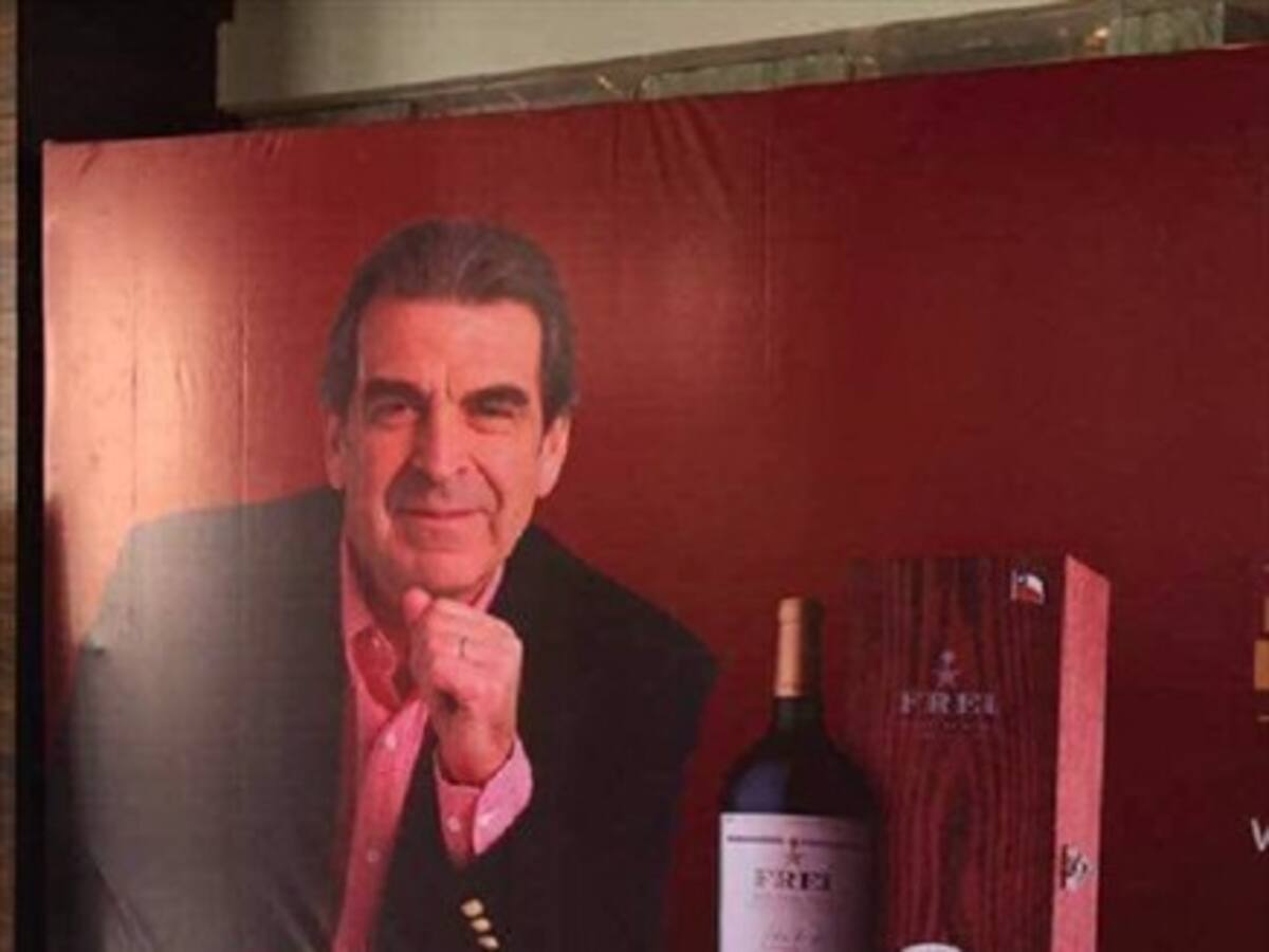 Imagen viral del vino de Frei no corresponde a la gira presidencial por China