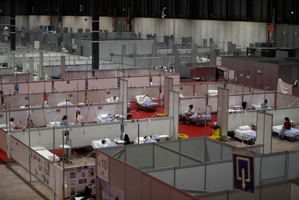 Imagen del hospital IFEMA de Madrid especializado en Covid-19