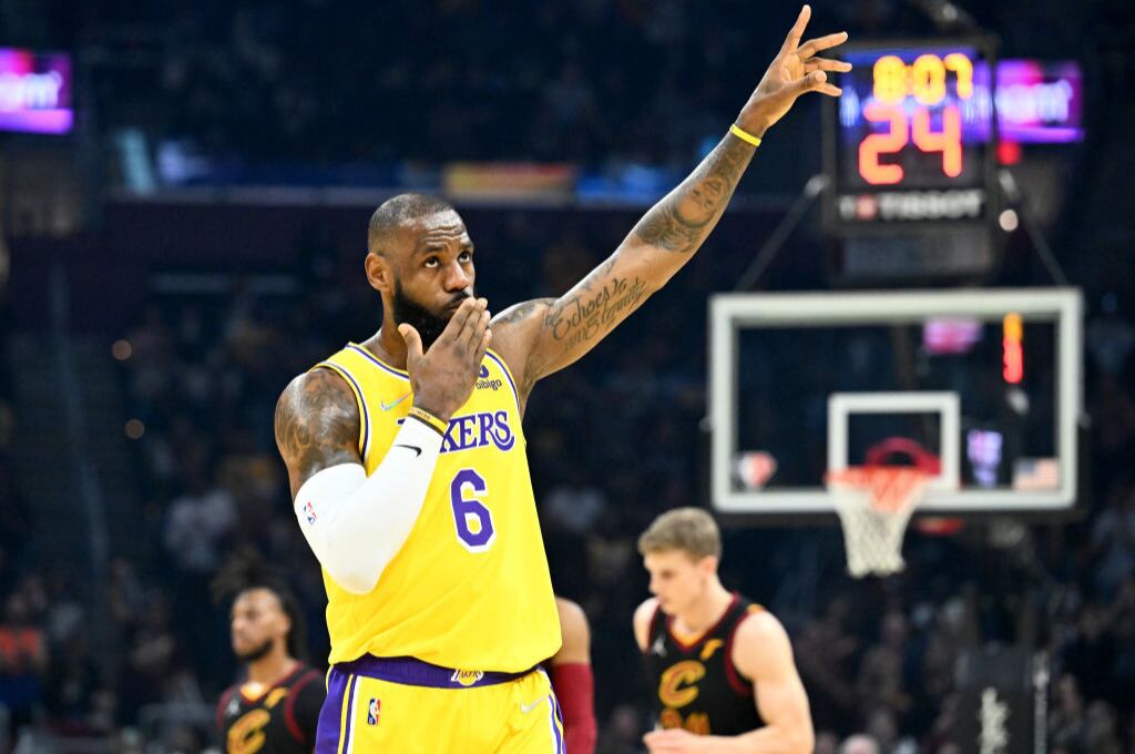LeBron James - Los Ángeles Lakers v Cleveland Cavaliers - NBA