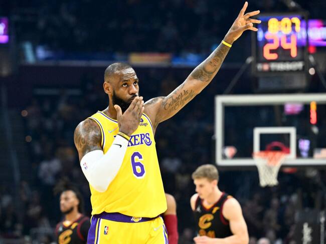 LeBron James - Los Ángeles Lakers v Cleveland Cavaliers - NBA