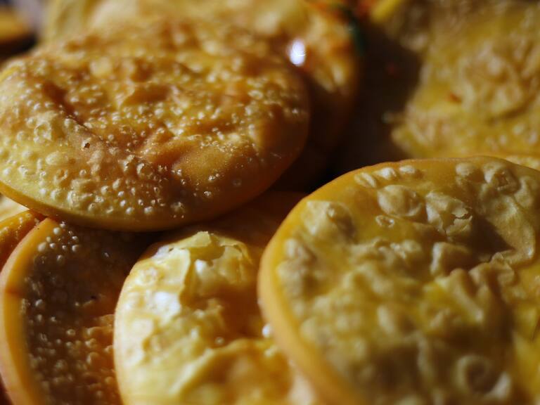 07 de Septiembre de 2016/SANTIAGODetalle de una sopaipillas, durante los Tijerales de las Fiestas Patrias en el Parque O«Higgins.
FOTO: PABLO VERA LISPERGUER/AGENCIAUNO